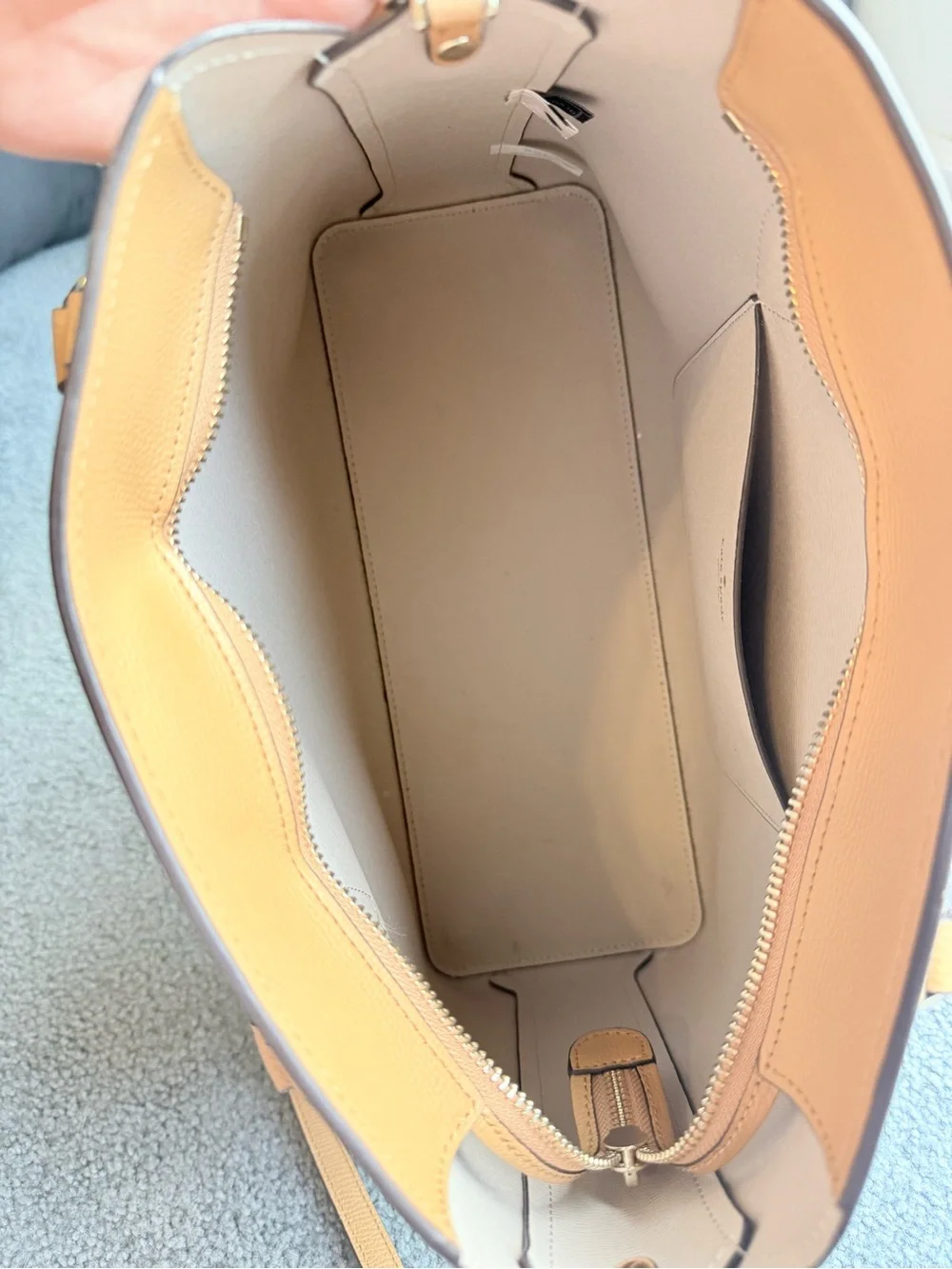 Kate Spade Pebbled Leather Darcy Tote - Tan